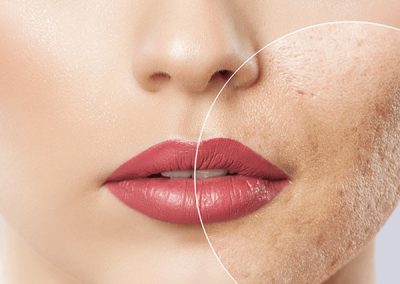 Cicatriz de acne e queloide